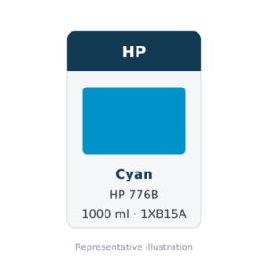 Cyan (776B) 1000ml (1XB15A)