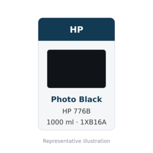 Photo Black (776B) 1000ml (1XB16A)