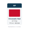 Hp 771A 775Ml Chrmtc Red Ink Cartridge (B6Y16A)