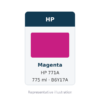 Hp 771A 775Ml Magenta Ink Cartridge (B6Y17A)