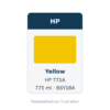 Hp 771A 775Ml Yellow Ink Cartridge (B6Y18A)
