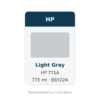 Hp 771A 775Ml Light Gray Ink Cartridge (B6Y22A)