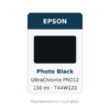 Epson UltraChrome PRO12 Photo Black Ink Cartridge, 150 ml (T44W120)