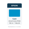 Epson Ultrachrome Pro6 Cyan Cartridge, 700Ml (T48L220)