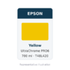 Epson Ultrachrome Pro6 Yellow Cartridge, 700Ml (T48L420)