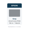 Epson Ultrachrome Pro6 Gray Cartridge, 700Ml (T48LE20)
