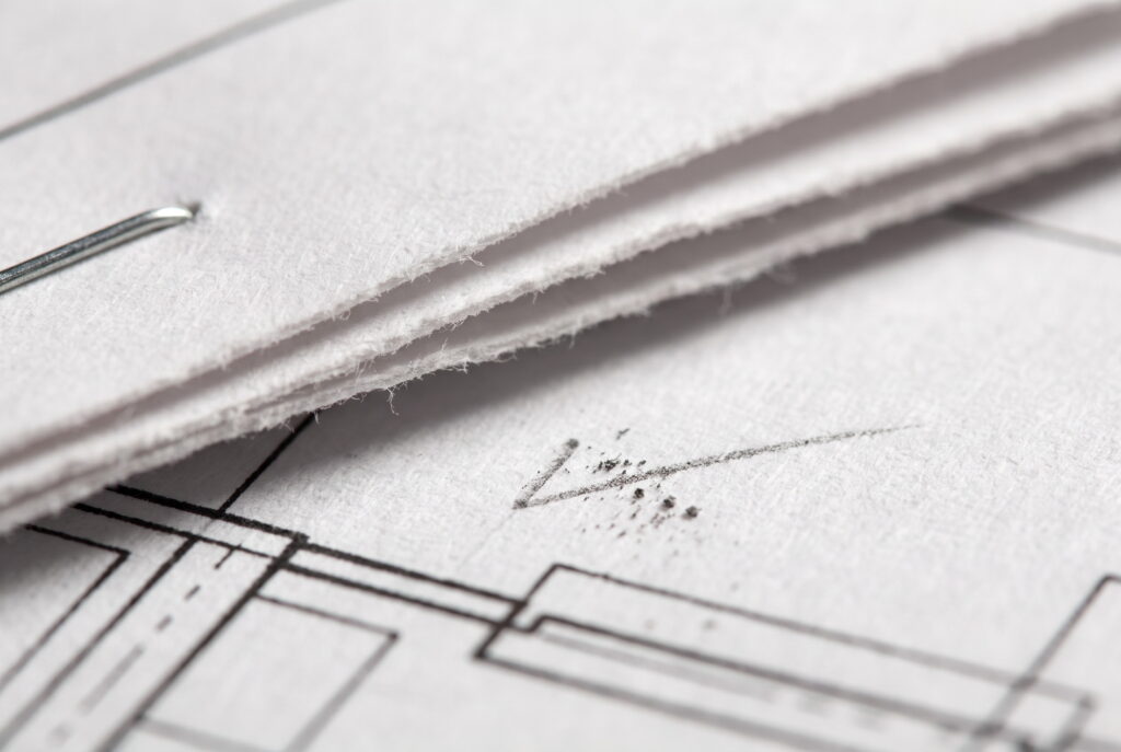 24LB Engineering Bond Paper print closeup