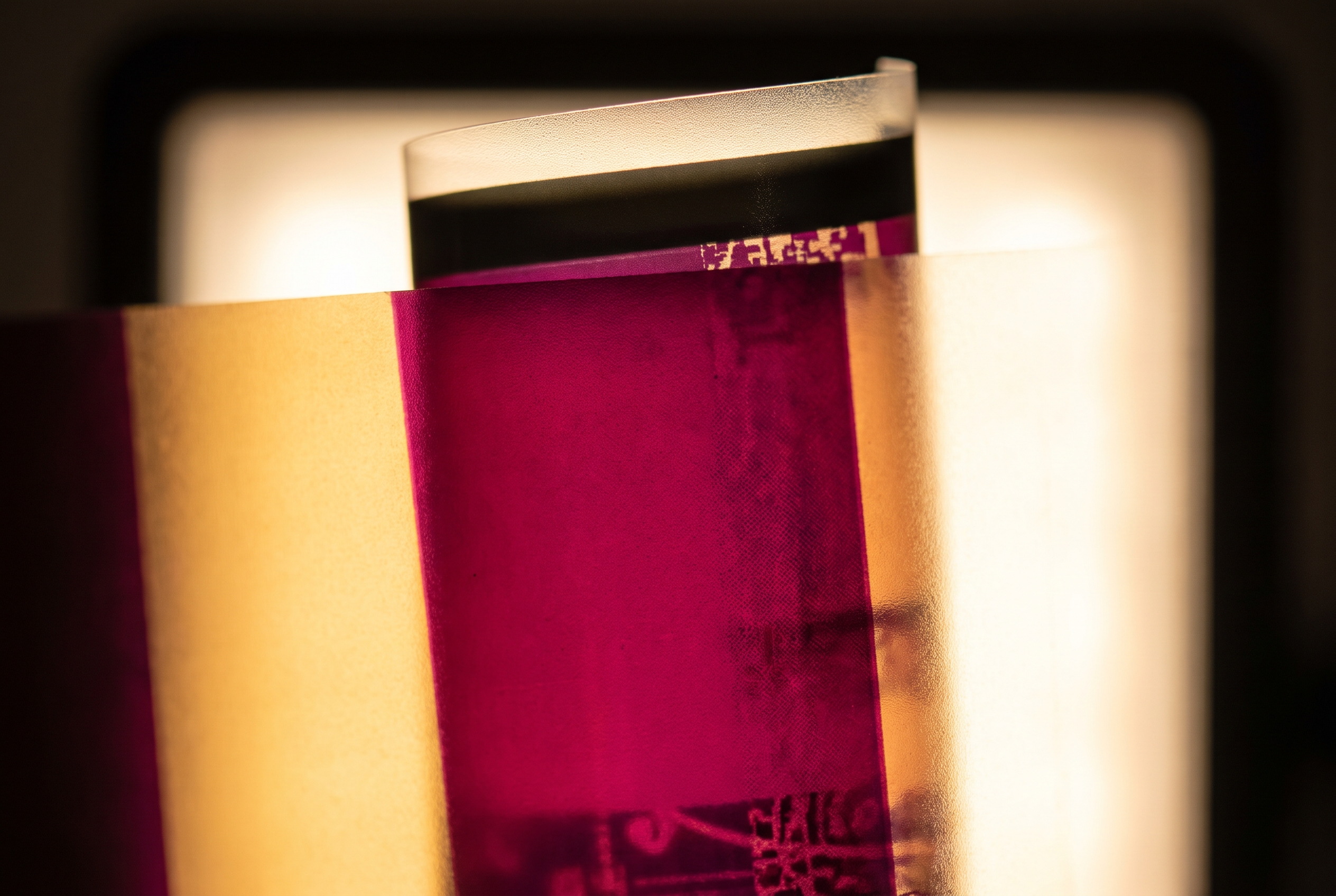 6mil Matte Backlit Film print closeup