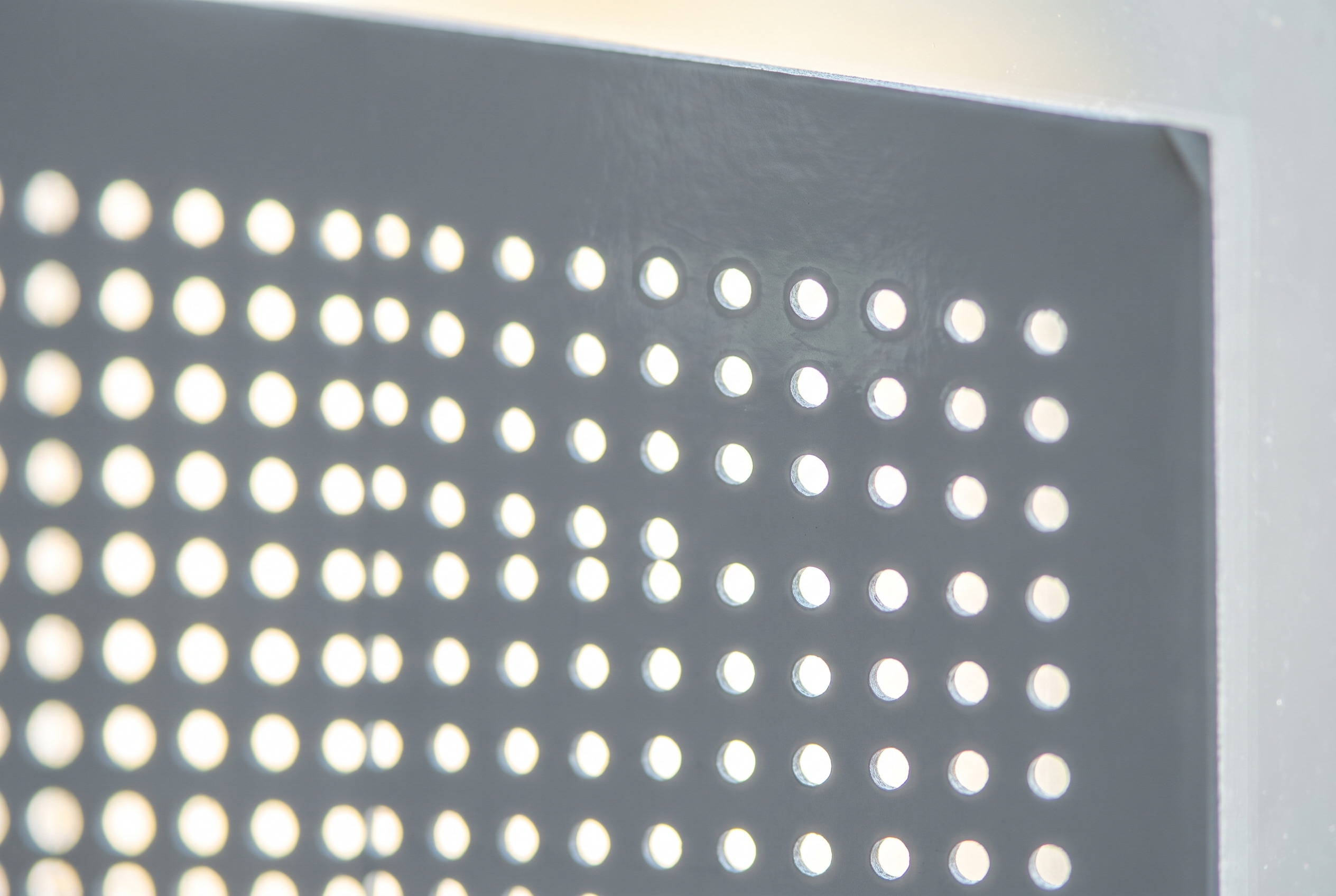 Magic 7.5mil Inside Mount Perforated Window Vinyl print closeup